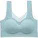 2024 Women's Comfortable & Sexy Sports Bra & Tank Top - Steel Ring-Free Blue XL | Shop Now! - Buy Online on GoSupps.com