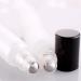 Jingxiaopu Essential Oil Roller Ball Bottle - Glass Roller Bottles with Stainless Steel Balls for Aromatherapy & Perfumes - Silver - Buy Online on GoSupps.com