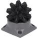 Verdant Touch Manual Massage Ball - Spiky Suction Massage Ball for Yoga & Fitness | Fascia Relief & Recovery - Black - Buy Online on GoSupps.com