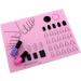 Minkissy Silicone Nail Tools Silicone Manicure Mat Washable Nail Polish Coloring Practice Pad Nail Art Stamping Mat Nail Practice Workspace Design Plate () Manicure Tools Pink - Buy Online on GoSupps.com