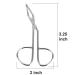 Luxxii Scissors Shaped Eyebrow Straight Tip & Tweezers Clip Set - Flat, Slant, Point Tip - Silver Tone - Hair Plucker for Eyebrows - Personal Care - Buy Online on GoSupps.com
