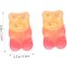 STOBOK Sequins 50pcs Head Headdress Bear Charms Earrings Hair Clips Diy Resin Gradient Ties Headwear Accessories Sequin - Buy Online on GoSupps.com