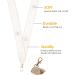 Zipper Tapping Aid | Long Zipper Helper for Back Dresses & Boots - White | Easy Zipper Assistant - Buy Online on GoSupps.com