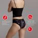 Relixa Menstrual Underwear Bamboo Period Hipsters for Women & Girls Strong Absorption 3-Pack (Black Blue Beige) XS-6XL - International Shipping Available - Buy Online on GoSupps.com