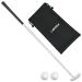 LEAGY 4-Sections Portable Best Golf Right Hand Putter or Golf Two-Way Putter Left and Right Hand, 2 Golf Balls Isolated On White Background, 1Pack Golf Bag Ambidextrous