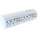 Paule & Knopf Stylish glasses case with practical magnetic closure and modern glasses pattern White