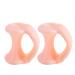 Hydrating Gel Toe Separators for Overlapping Toes & Bunions - Pack of 2 | Toe Straightener & Spacer for Bunion Relief - Orange - Buy Online on GoSupps.com
