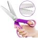 Pinking Shears Scissors for Fabric - 2-Piece Bundle of Zig Zag & Scalloped Shears | 100% Stainless Steel - Ideal Craft Scissors for Decorative Edges - Buy Online on GoSupps.com