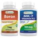 Boron 5 mg & MK-7 Vitamin K2 100 mcg
