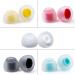 Kbear07 replacement earplugs for wireless headphones patented silicone tips block ambient noise safe fit and maximum comfort (5 colors 5 sizes S m m l) 5 SIES