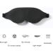 Tim & Tina 3D Sleep Eye Mask Blindfold - Light Blocking Soft Covers for Men Women, Adjustable Strap, Ideal for Travel, Nap, Yoga - 3D Black - Buy Online on GoSupps.com