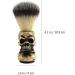 Beaupretty Skull Beard Brush - Manual Wooden Badger Razor for Men & Women - Perfect Shaving Soap Brush for All Hair Types - Buy Online on GoSupps.com