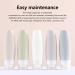 Dajidafu Travel Silicone Dispenser Bottle Shower Gel Toothpaste Makeup Squeeze Tube Refillable Leakproof Container Accessories Light Gray 90ML - Buy Online on GoSupps.com
