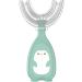Children's U-Shaped Toothbrush - Soft Silicone Baby Toothbrush for Oral Care (Green L) - Manual Cleaning Tool - Buy Online on GoSupps.com