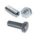 2 Pack Portable Travel Pill Organizer Case Creative Hex Screw Modeling Pill Organizer Box Mini Pill Case Waterproof Metal Pill Holder Pill Cod Liver Oil Storage Box (Silver)