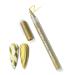 Nail Art Pens - Nail Art Graffiti Pen Nail Drawing Pen - Nail Varnish Pens - Quick Dry Fine Tips Nail Polish Pen for DIY Nail Art Decoration DIY Dot Line Pattern - Gold 03