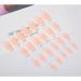 RikView French Tip Press on Medium Fake Nails - White Square Pink Nails for Women - Buy Online on GoSupps.com