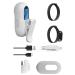 Pets Collar Camera Pets Sports Action Camera Pets Wireless Collar Cameras with 170 Ultra Wide Angle Lens Portable Pup Collar Cam Pets Camera Collars Mini Pets Neck Cam for Home and Outdoor Whiteee