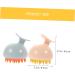 Orfofe Shampoo Massage Brush Set - Daily Scalp Peeling & Compact Accessories | Weather-Resistant Scalp Scrape Device | Travel-Friendly 9.6x8.4x8.1cm - Buy Online on GoSupps.com