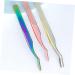 Buy 2pcs Eyelash Extension Applicator & Tweezers Set - Steel Lash Nippers for Perfect False Eyelashes Application | International Shipping Available - Buy Online on GoSupps.com