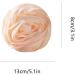 Soft Bath Balls - Multipurpose Rose Bath Sponge Women & Men Skin Friendly Body Scrubber Soft Shower Balls with Lanyard for Home Pink - Buy Online on GoSupps.com