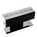 Fenteer 6 Hole Eyelash Tweezers Display Stand Acrylic Storage Desk Organizer Black