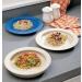 Durable Foldable Travel Plate with Spill Prevention Edge - 9 Inch Cream - Buy Online on GoSupps.com