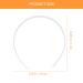 Frcolor 12pcs White Plastic Headbands - DIY Hair Accessories for Men & Women - No Teeth Perfect for All Styles - Buy Online on GoSupps.com