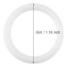 20 PCS Baby Pacifier Holder O Rings | Soother Dummy Accessories Chain Clips | Safe & Durable White Adapter - Buy Online on GoSupps.com