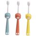 Foytoki 3 pieces children's toothbrush beautiful children's toothbrush ergonomic toothbrush household children's toothbrush manual children's toothbrush with soft bristles children's toothbrush