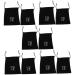 Beavorty 10 Pcs storage bag travel hairdryer barber drawstring bag Hair Dryer Supplies Straightener household