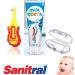 Buy Wisdom Baby Toothbrush Set 0-2 Years | Aquafresh Milk Teeth Toothpaste 50ml | Silicone Finger Brush Ideal for Infant Dental Care - Buy Online on GoSupps.com