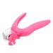 POPETPOP Shears Scissors Fake Nails Trimmer False Clipper Nail Art Tool Extended Nail Tips Extended Nail Clipper Portable Nail Clipper Measurer Manicure Stainless Steel Pink Nail Clippers