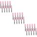 Healvian 45 Pcs Mascara Empty Tube Lash Wand False Lash Mascara Empty Eyelash Bottle oil Plastic Pink