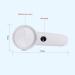 Magnifying Glasses Educational Hobby Magnifiers 5 Times Hand-Held Magnifying Glass with Light Led Light Source Comfortable Anniversary - Buy Online on GoSupps.com