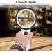 Magnifying 30X Magnifying Glass with Light Handheld Lighted Magnifier with Large Double Glass Lens Led Magnifiers for Seniors Reading (Magnification : About 30X Size : 80mm) Good Times - Buy Online on GoSupps.com