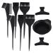 Homoyoyo 9 Pi ces Kit De Teinture Capillaire Ensemble De Coloration Outils De Teinture Pratique Pour Diy Avec Bol Et Pinceaux
