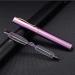 Mini Slim Reading Glasses 4.0x in Purple - Lightweight Portable Readers with Pen Clip Tube Case - Easy Carry Compact Design - Buy Online on GoSupps.com