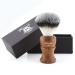 Haryali London men's shaving brush with synthetic badger bristles delivered in box