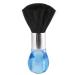 Hairdresser Neck Brushe Soft Wool Neck Duster Neckline and EarsHair Cleaning Hairdressing Styling Tool for Barber Hair Salon(Blue)