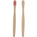 Psytfei Bamboo Toothbrush - Soft Nylon Bristles for Adults & Kids | Eco-Friendly Wooden Toothbrushes in 6 Colors (Red) - Buy Online on GoSupps.com