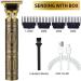 Professional Vintage T9 Cordless Hair Trimmer Beard Trimmer Rechargeable (USB Fast Charging) with Titanium Blade and 4 Combs Multifunctional for Triming Shading Trimming and Sculpting (Buddha) - Buy Online on GoSupps.com