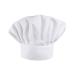 Cooking Chef's Hat 1 Piece Elastic Chef's Hat Unisex Chef's Hat for Kitchen Home Restaurant and Hotel White