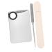 Buy 2 Sets Liquid Foundation Palette & Stainless Steel Makeup Spatulas | Portable Cosmetic Mixing Tools for Flawless Makeup - Buy Online on GoSupps.com