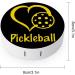 Heart Love Pickleball Round Case For Contact Lens Kit Storage Box with Mirror Printed - Buy Online on GoSupps.com