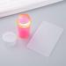 Buy Cacacook Nail Stamp Transparent Silicone Nail Art Stamper with Lid & Scraper for DIY Nail Decor Pink International Shipping Available! - Buy Online on GoSupps.com