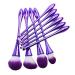 Portable Makeup Brush Set - Soft Travel Brushes for Eye Shadow Foundation Blush & More | International Shipping Available - Buy Online on GoSupps.com