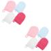 FRCOLOR 8 Pcs Cleansing Fingertips Makeup Wipes Makeup Remover Mitts Makeup Remover Balm Face Scrubber Gloves Make up Removers Wipes Cleaning Mitts Comfortable Fiber Washcloth