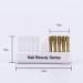 2Pcs Nail Art Drill Bit Cleaning Brushes - 2-in-1 Copper and Soft Brushes for Nail Salon or Home Use - White - Buy Online on GoSupps.com