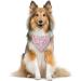 Baby Announcement Dog Bandana Pink Triangle Scarf for Small to Large Dogs | Cute Dog Accessories - Buy Online on GoSupps.com